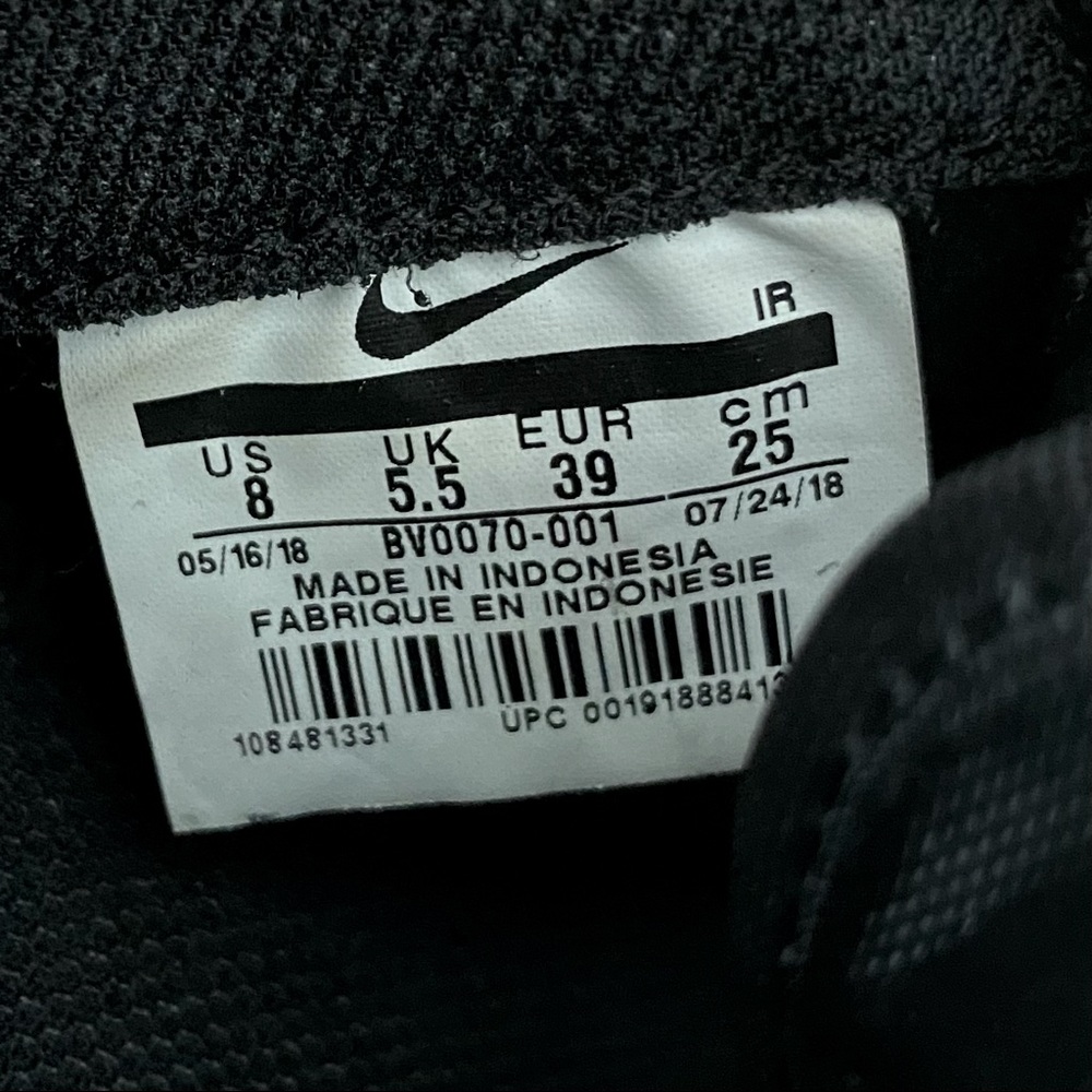 SOLD Comme des Garçons x Nike Platform Cortez Black 8 US, 39 EU - Picture 5 of 11
